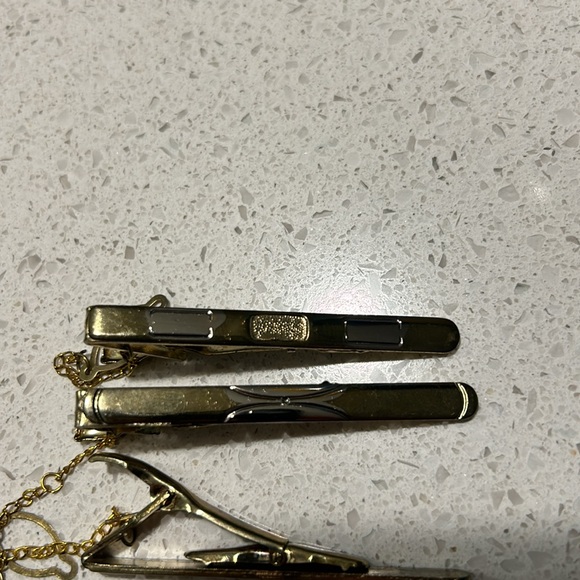Vintage tie clips set of three - Picture 6 of 7